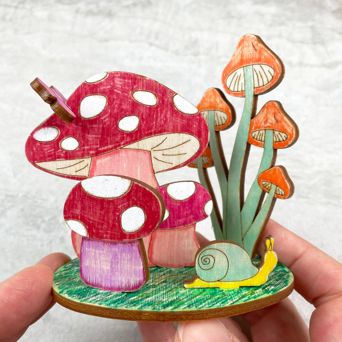 Mushrooms Diorama Kit