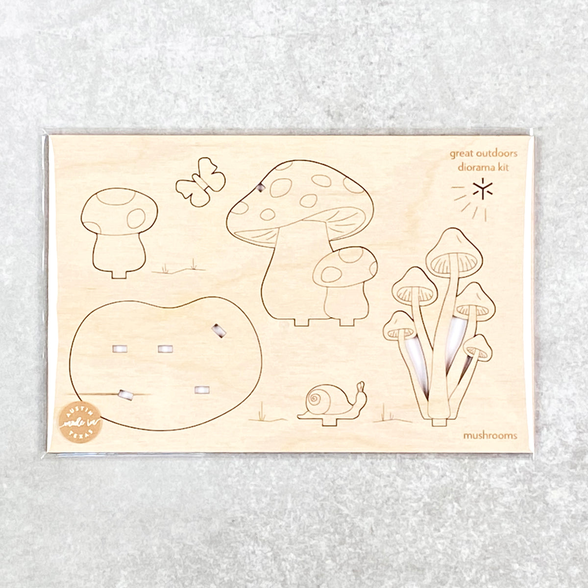 Mushrooms Diorama Kit