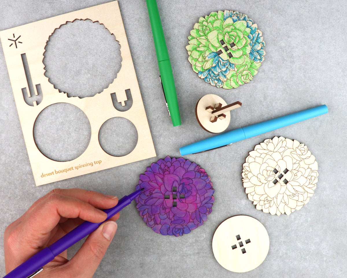 Desert Bouquet Large Spinning Top Kit