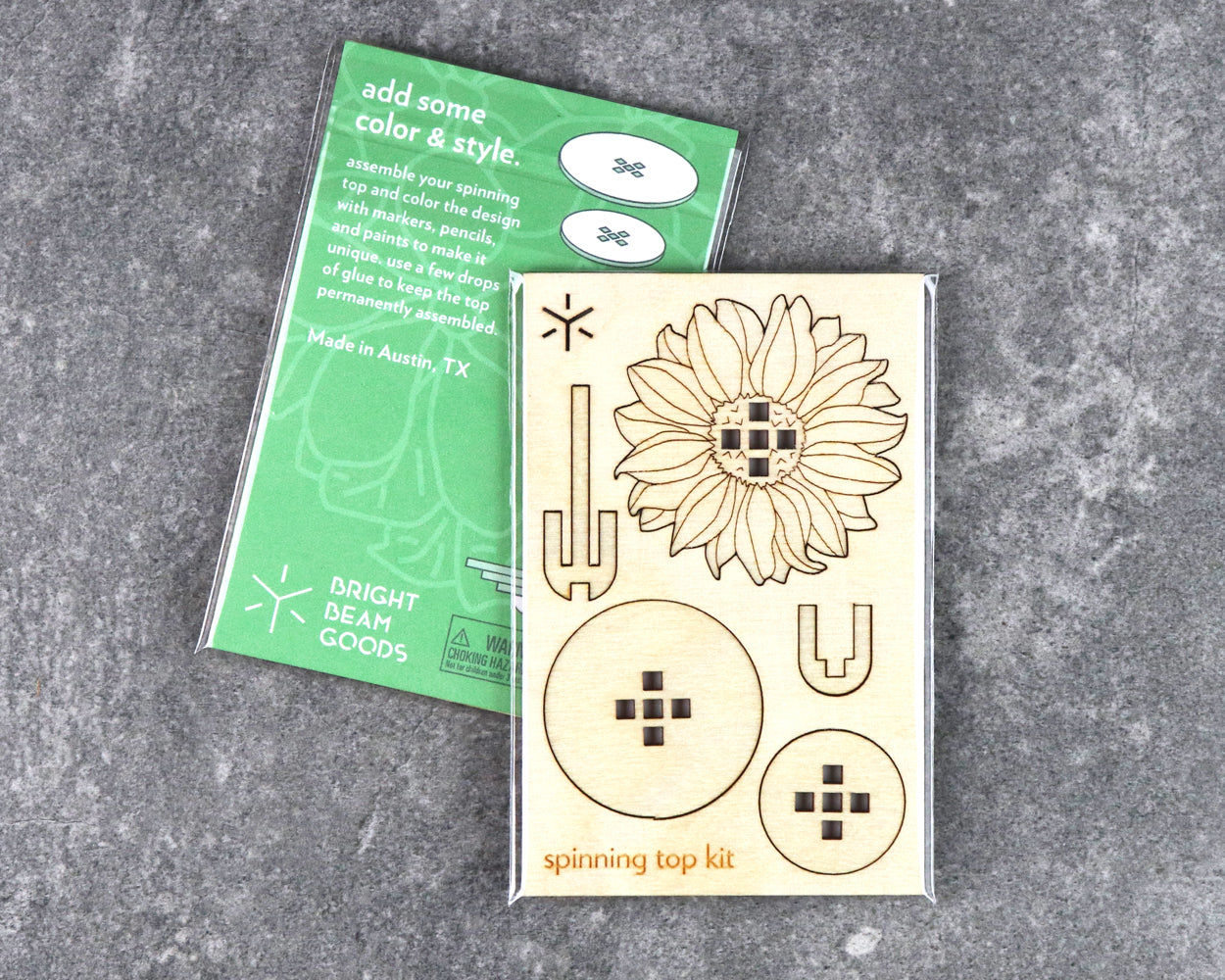Sunflower Spinning Top Kit