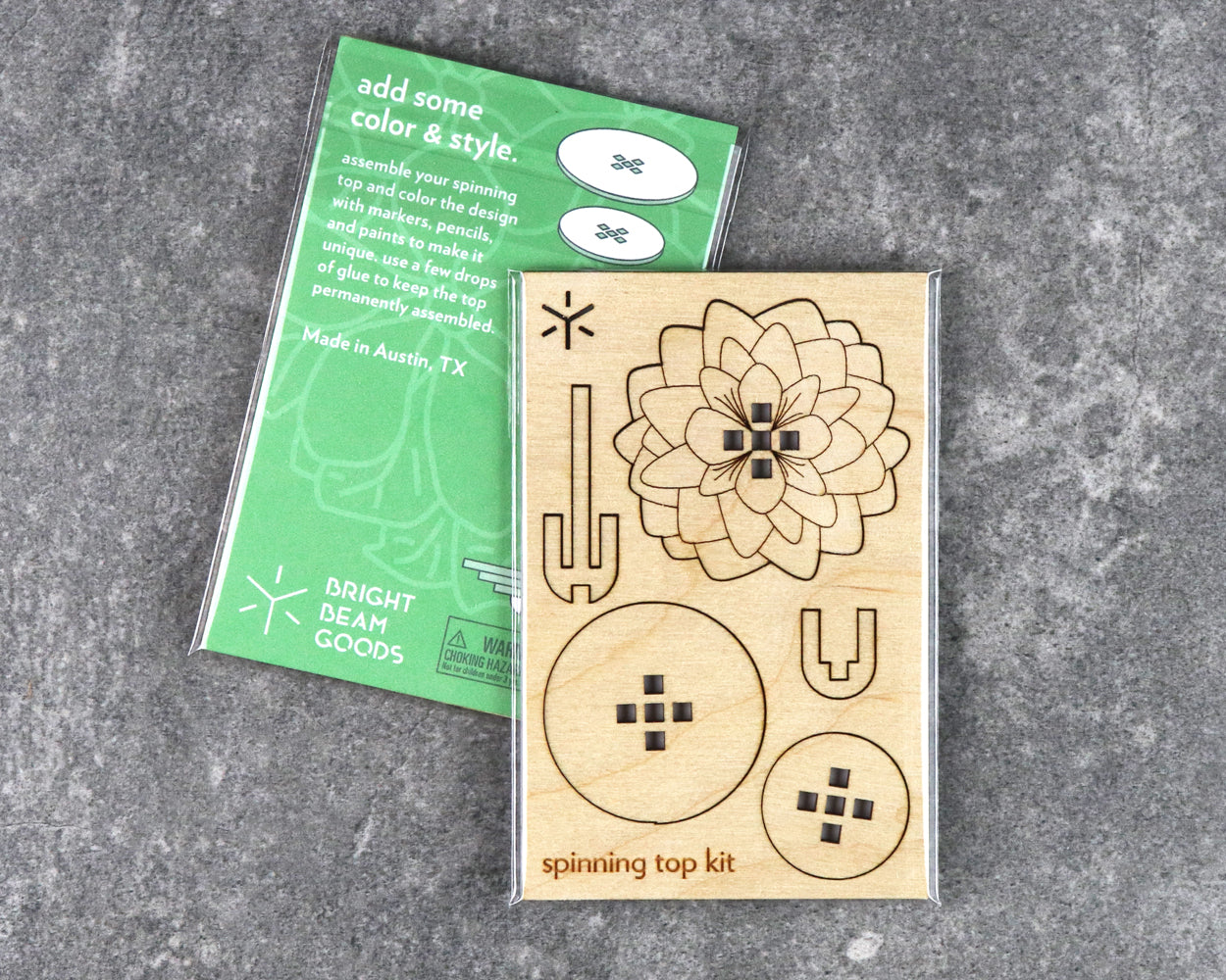 Zinnia Spinning Top Kit