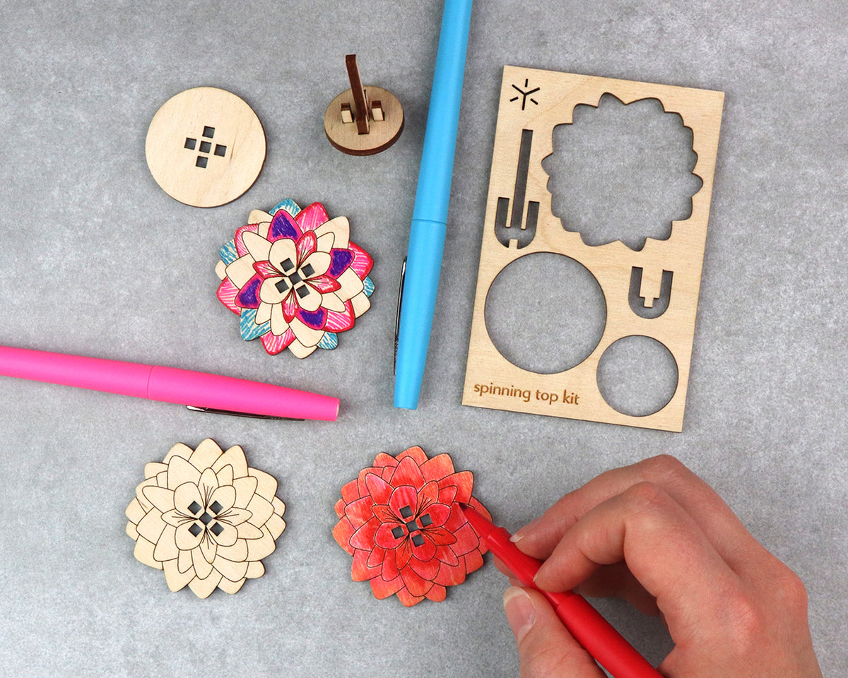 Zinnia Spinning Top Kit