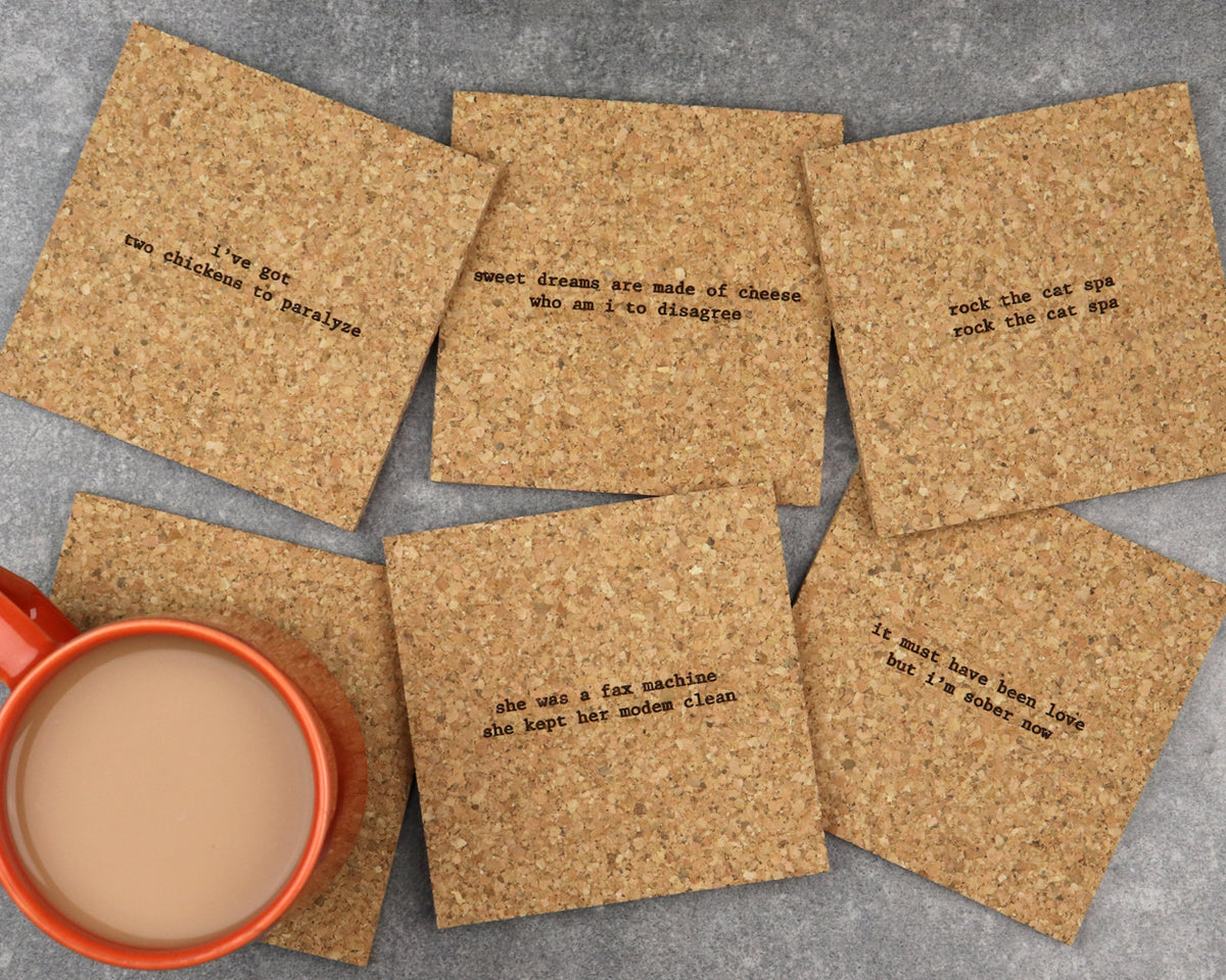 Solid Gold Mistaken Lyrics Coasters