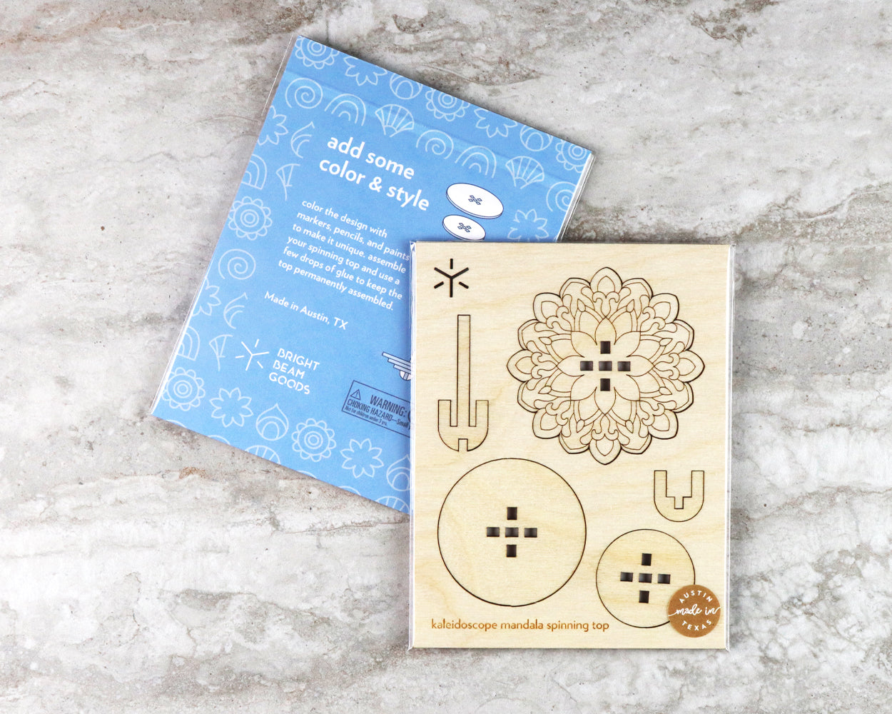 Kaleidoscope Mandala Large Spinning Top Kit