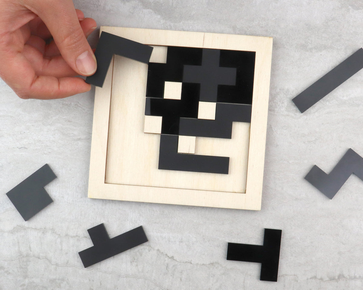 Charcoal Pentomino Puzzle
