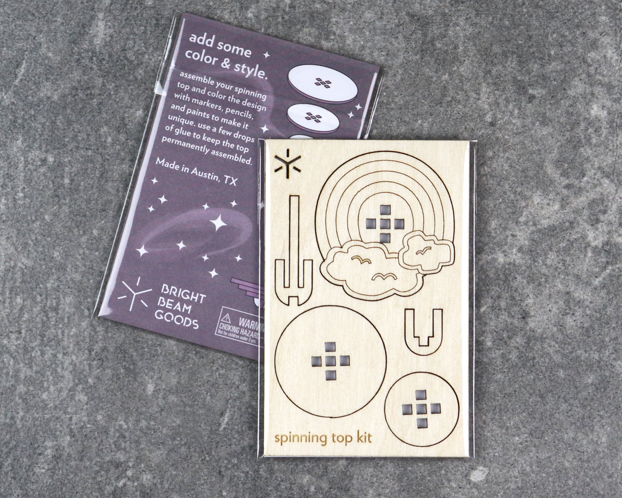 Rainbow Spinning Top Kit