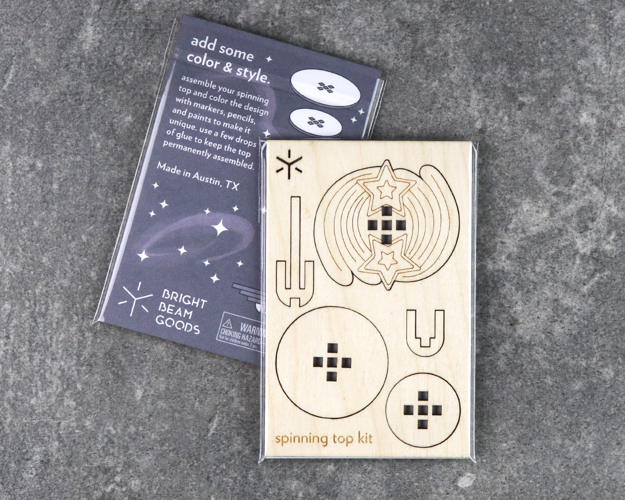 Shooting Star Spinning Top Kit