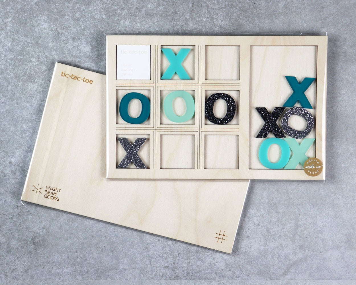 Galaxy tic-tac-toe game in packaging