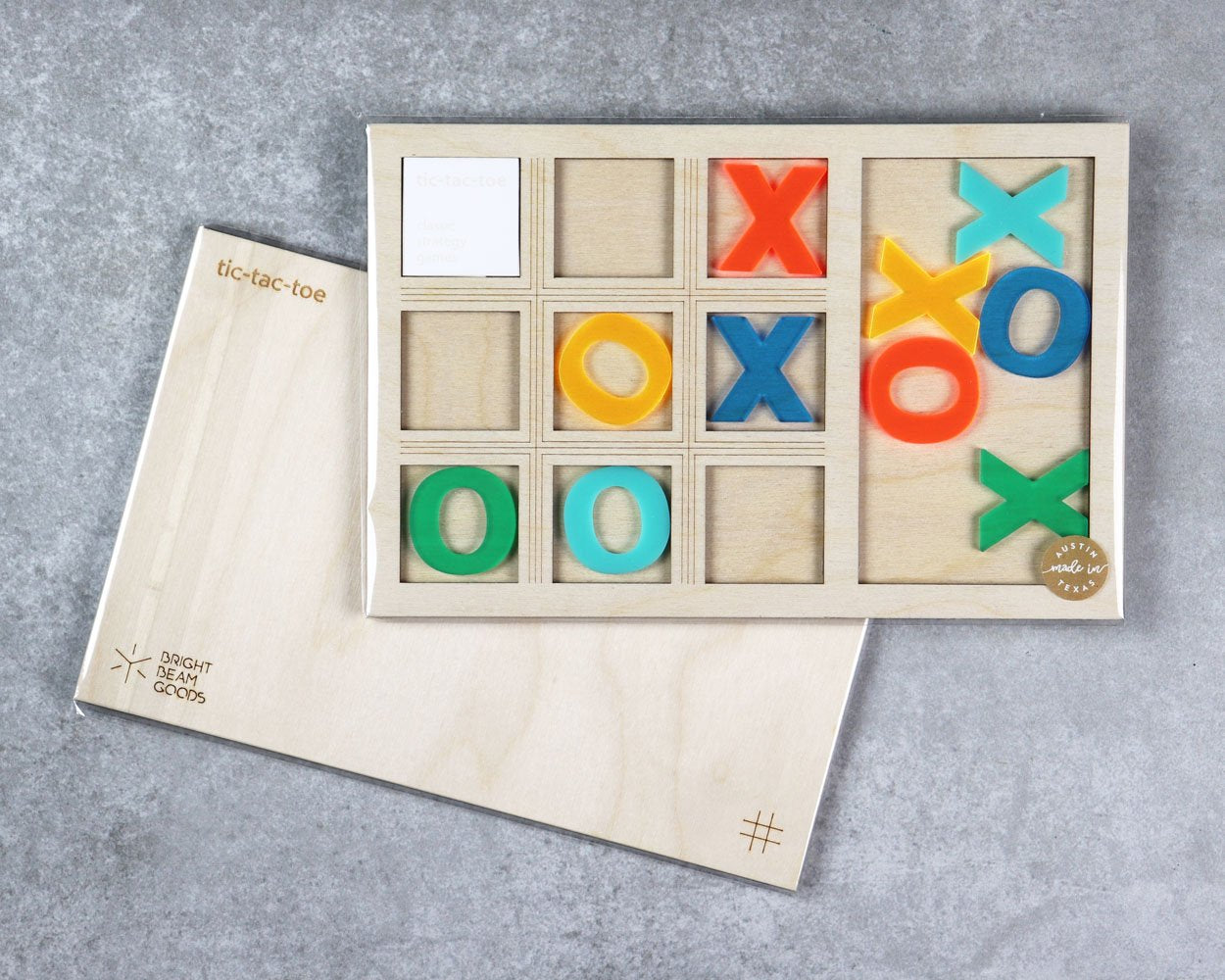 Pool party tic-tac-toe game in packaging